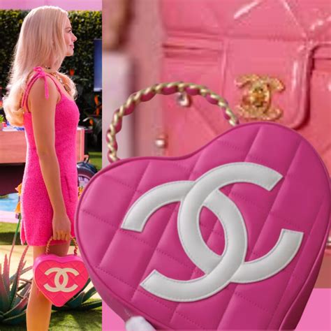 borsa cuore chanel barbie|Barbie movie Chanel purses.